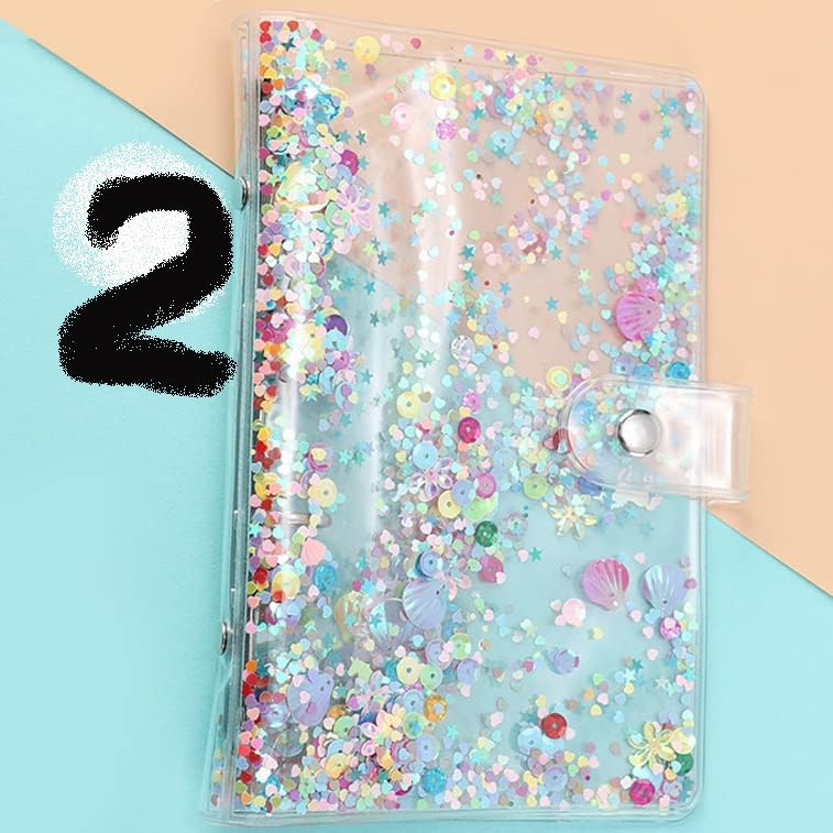Weigav A6 Notebook Binder, Savings Binder, Money Saving Record Folder (Transparent) (Transparent 2) - Image 1